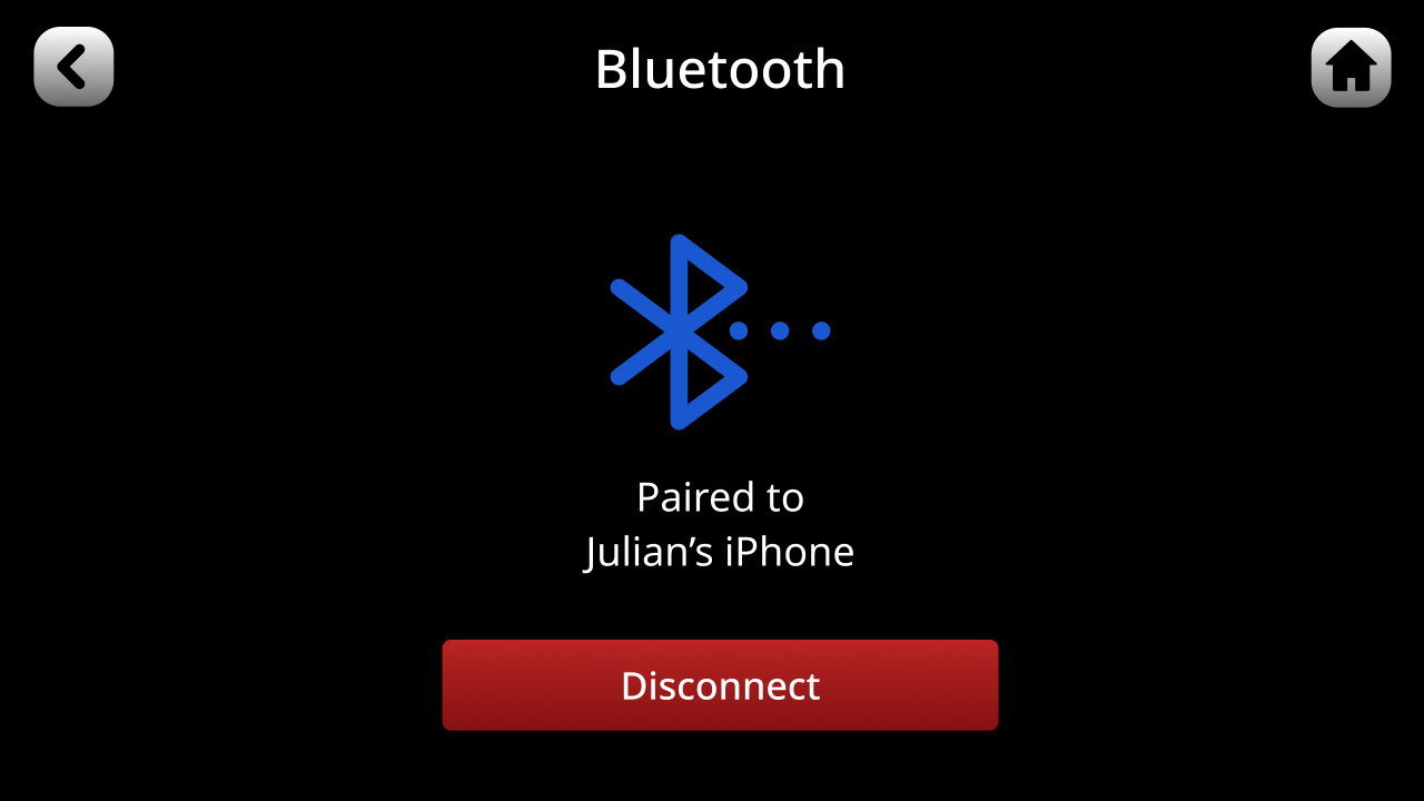 Bluetooth settings on the RØDECaster Pro II