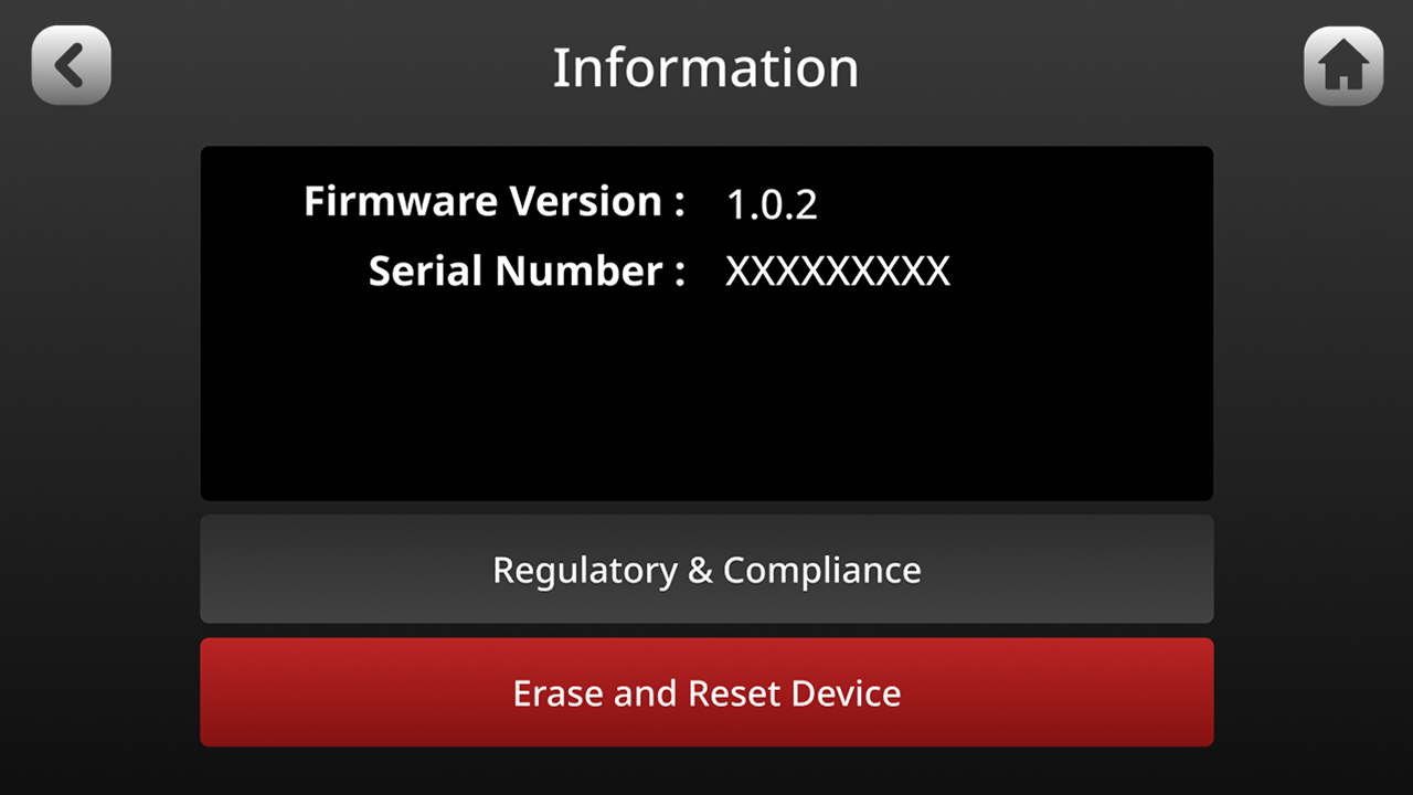 Erase and Reset Device