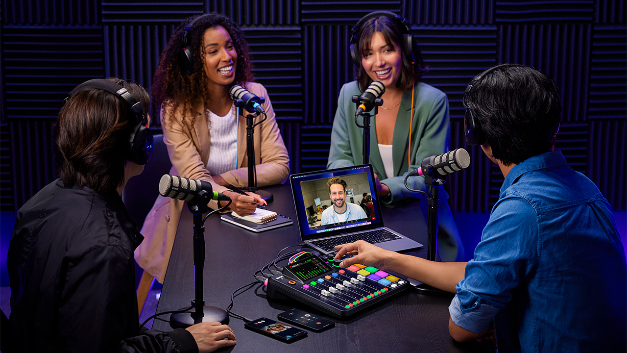 RØDECaster Pro II podcast setup