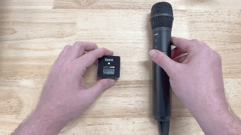 Interview PRO pairing with Wireless GO II