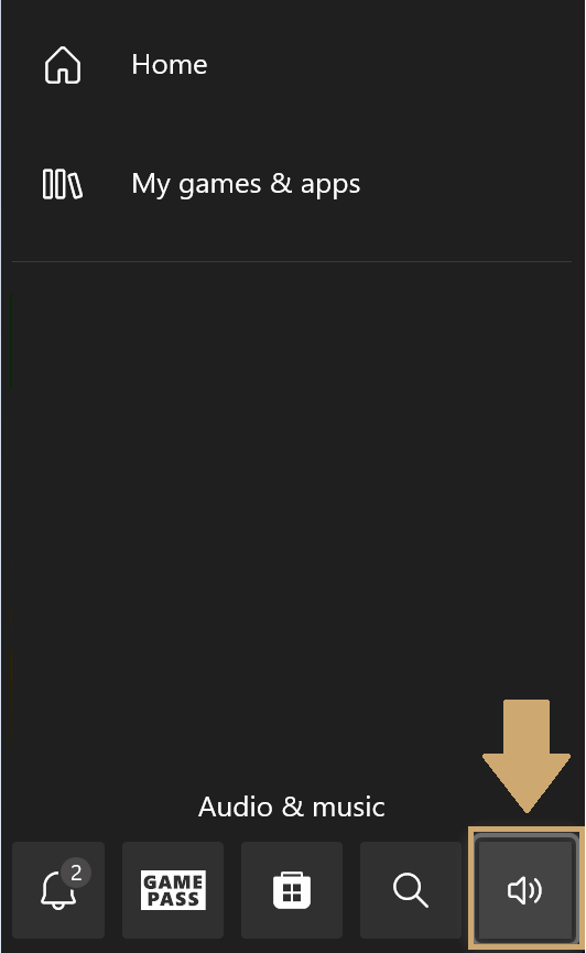 Xbox Guide menu