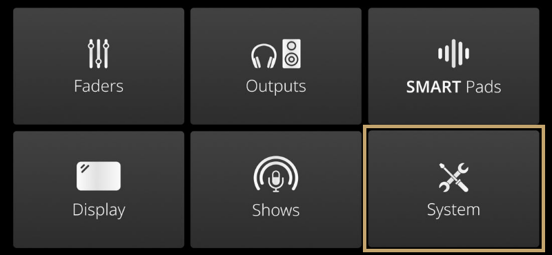 System settings