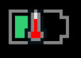 Wireless receiver thermometer icon