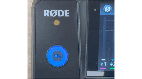 REC button LED status indicators