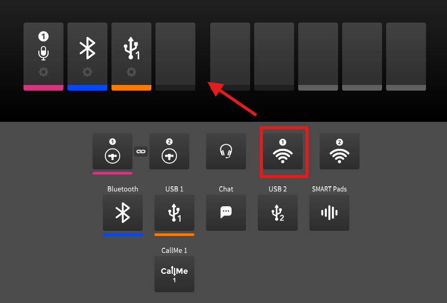 Assigning a wireless input in the RØDECaster App
