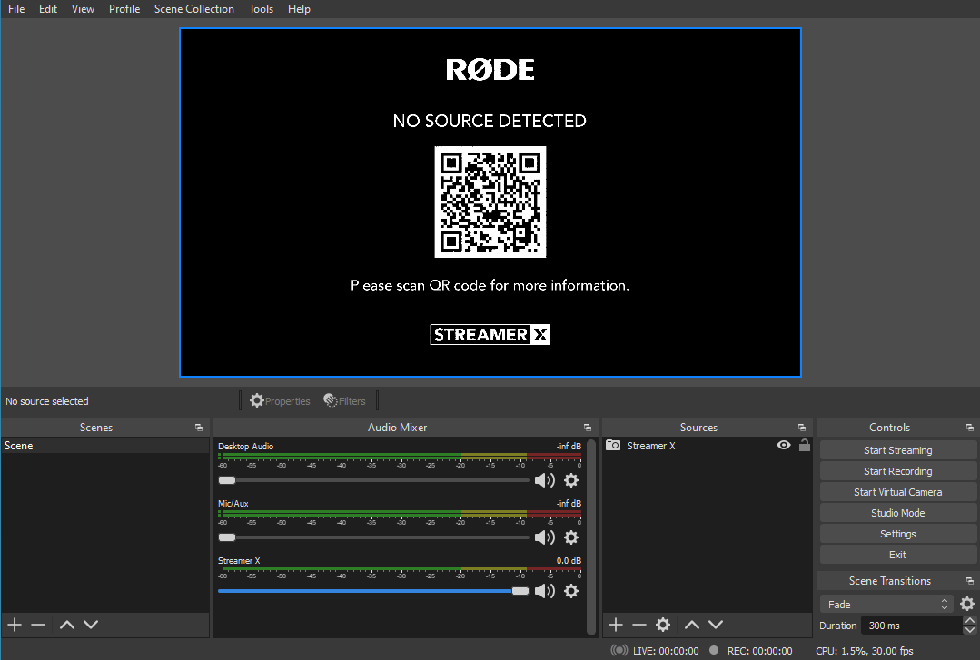 RODE Streamer X Quickstart Guide