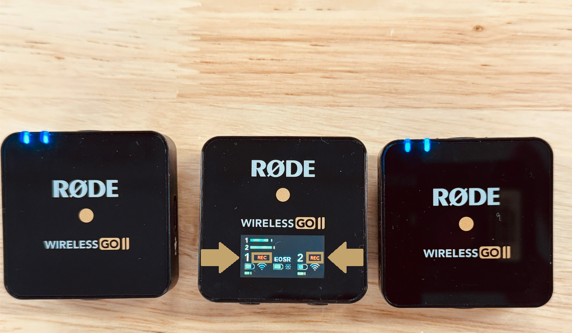 Location Rode Wireless Go II / 2x Transmetteurs + 1 Récepteur - Sys